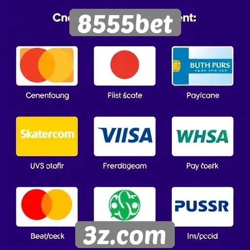 Métodos de pagamento aceitos pelo 8555bet